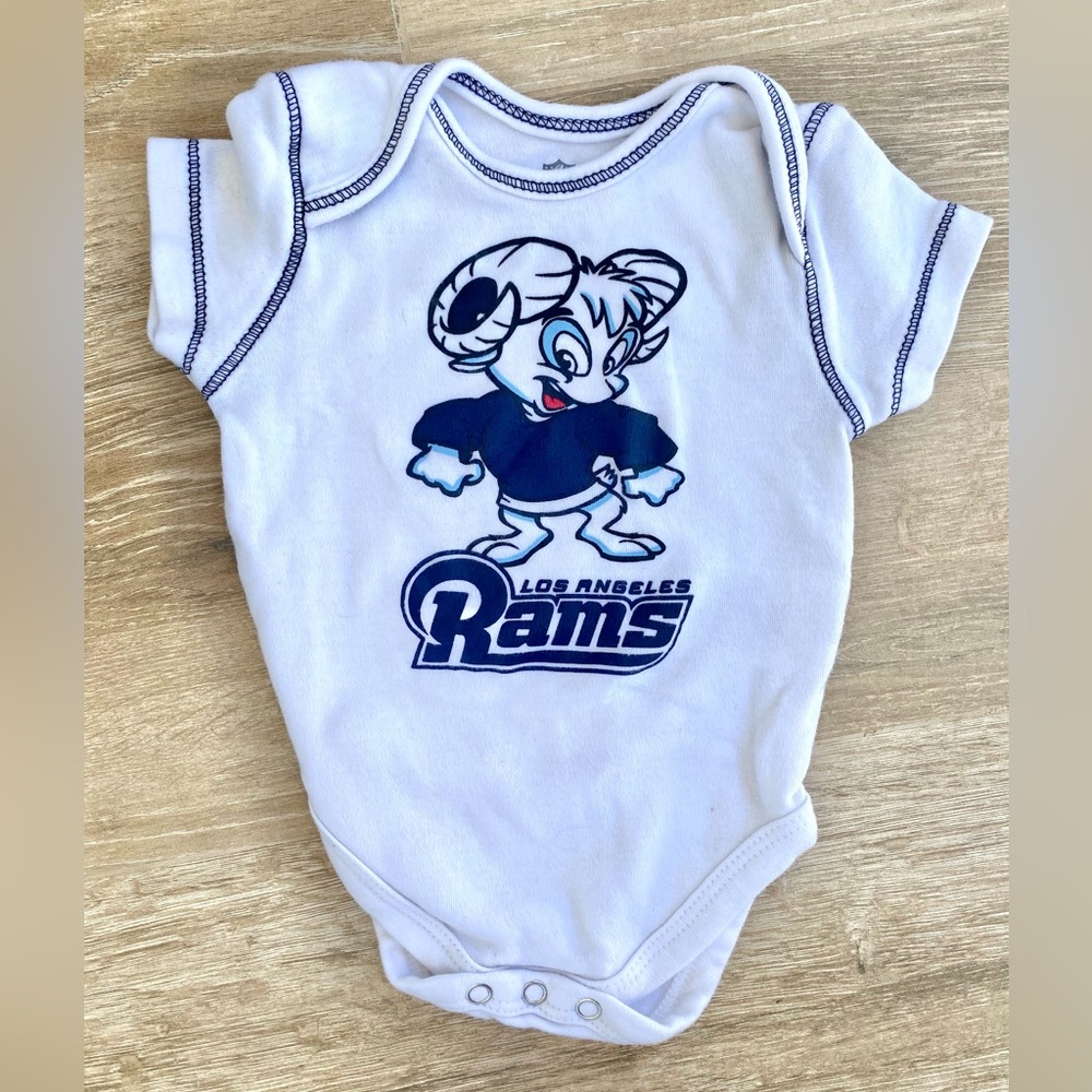 Los Angeles Rams NFL baby onesie